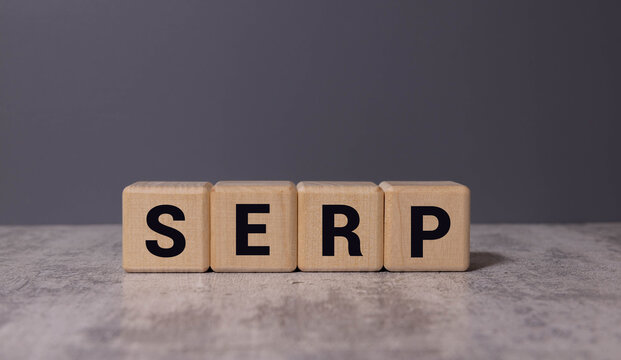 There is notebook with the word SERP.