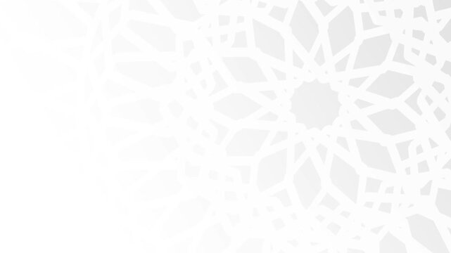 islamic ornamental arabic pattern background loop animation ramadan kareem banner eid mubarak. HD video. 