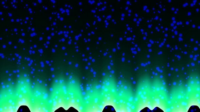 Dynamic Abstract Fireworks Display with Sparkling Lights and Bright Colors