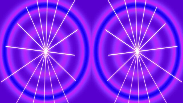 Dynamic Abstract Light Rays with Vibrant Blue Background