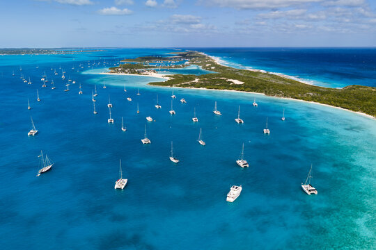 Stocking Island Harbour Aerial