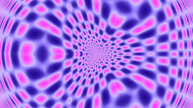 Dynamic Abstract Spiral Motion in Bright Green and Blue Tones