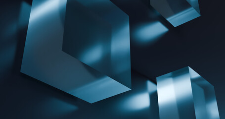 3d render three gold bar wallpaper