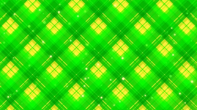Bright green ketupat pattern motion background inspired by traditional woven rice cake design. Festive Islamic backdrop perfect for Eid Mubarak greeting, Ramadan promo, and holiday celebration video.