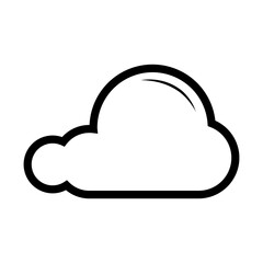 Simple modern cloud icon. Japanese or Chinese cloud icon. Simple cloud icon. cloud icon. 