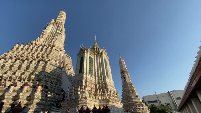 BANGKOK - DECEMBER 14, 2019: Wat Arun is a famous tourist destination