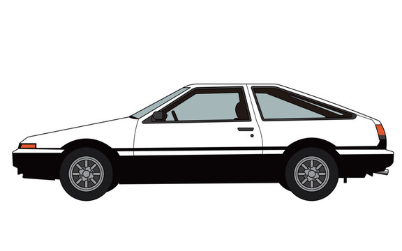 AE86　イラスト　ベクター