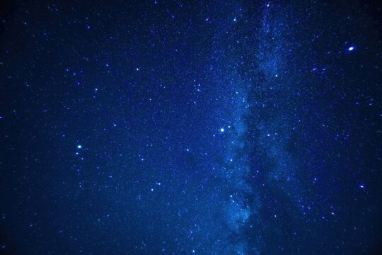 満天の星空と美しく輝く天の川の背景素材