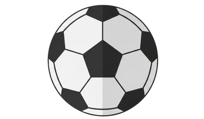 Fototapeta premium Modern Soccer Ball Flat Vector Illustration Isolated EPS 10