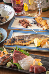 居酒屋の料理の雰囲気