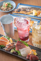 居酒屋の料理の雰囲気