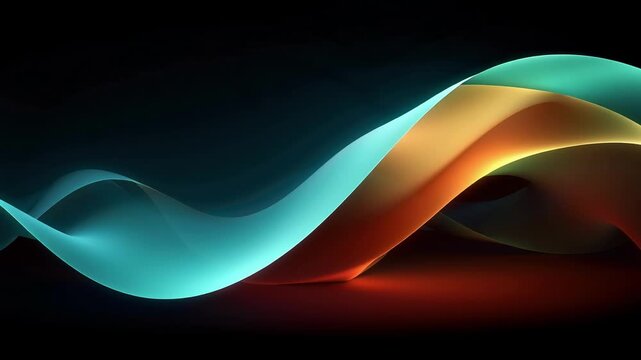 Abstract wave colorful light gradient shape glowing curve digital art fluid motion modern design smooth texture vibrant color neon glow abstract background colorful curve smooth gradient glowing line
