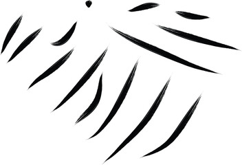 Fototapeta premium set of brushes paint icon