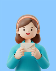 전문 직업을 가진 3D 캐릭터
