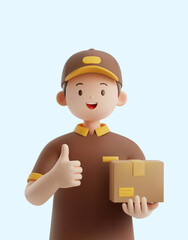 전문 직업을 가진 3D 캐릭터
