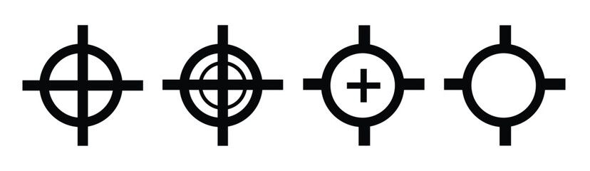 Set of targets  icon 