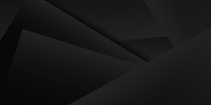 Abstract dark geometric shapes with shadows and light.