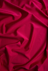 Red satin, festive, metallic fabric, christmas, new year, luxury, holiday, winter celebration, party, gift, social media, background,