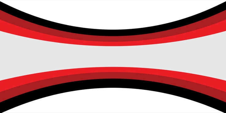 abstract red and blak business banner background with dynamic curves composition