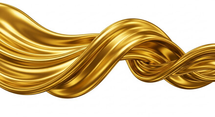 Golden fabric wave twisted luxury texture background element
