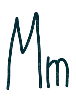 abjad big and small  m