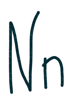 abjad big and small  n