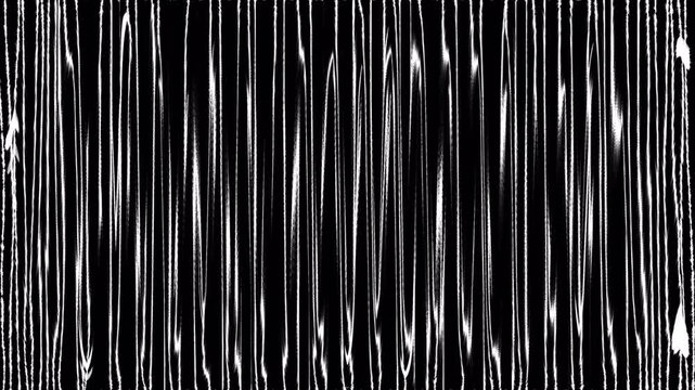 Dynamic Abstract White Scribble Lines Overlays. Hand-Drawn Grunge Animation with Alpha Channel for 4K Video