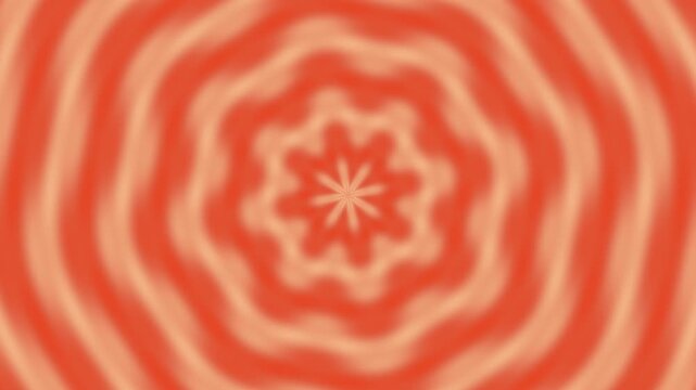 Intense sharp sunset blaze hypnotic swirl with concentric red orange waves for bold passionate energy branding