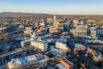 Greenville, South Carolina downtown