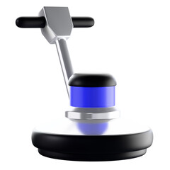 3D Realistic Industrial Pressure Surface Cleaner Machine Element