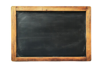 Vintage Wooden Framed Black Chalkboard With Natural Wear And Dark Background blackboard, Isolated On Png Transparent Background