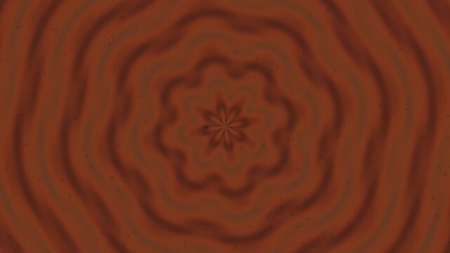 Sharp volcanic ash hypnotic swirl with floating ring particles and rhythmic concentric wave motion loop