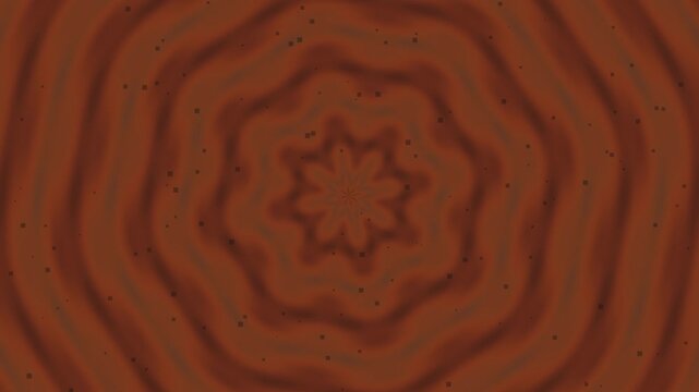 Dynamic sharp volcanic ash hypnotic swirl featuring square particles and geometric ripple energy loop