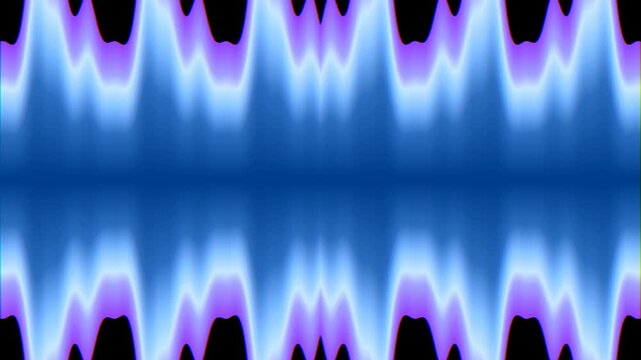 Abstract vibrant waveform pattern with bright colors for digital art and media