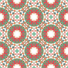 Golden - floral ornamental seamless vector pattern on white background	