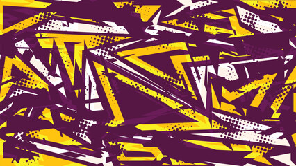 Modern Geometric Racing Wrap Abstract Vector Background © Nj Art