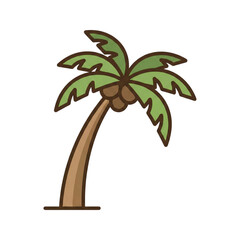 Coconut Palm Tree Icon