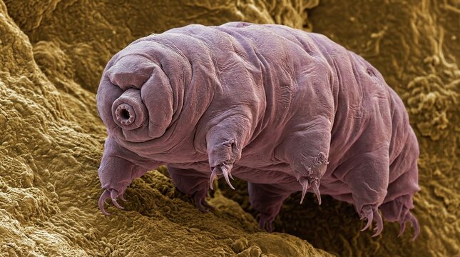 Microscopic Tardigrade: Resilient Water Bear in Extreme Conditions