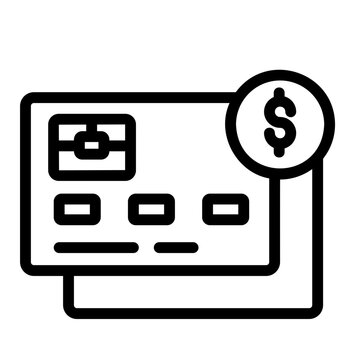 Credit card Line Icon