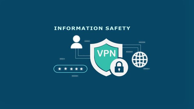  Information Safety graphic with digital shield and circuit elements representing data confidentiality and sensitive content protection.