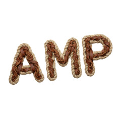 Letters Amp Crafted From Braided Rope and Leather