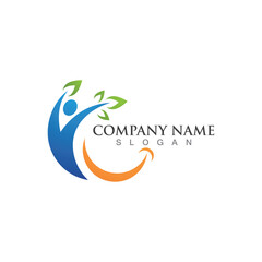 Fototapeta premium Healthy People logo designs template vector