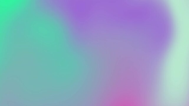 Blurred gradient green purple and pink  color