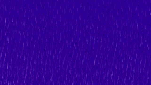 Rainfall motion animation with blue screen background 4K stock video