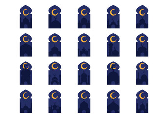 Ramadhan Mosque Decoration Icon