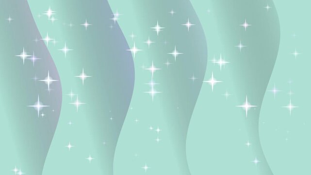Sparkling Wavy Background Animation.