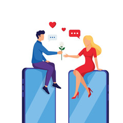 Online Love Connection On Smartphones