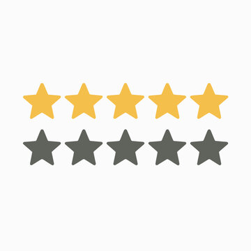 Five star rating out of ten