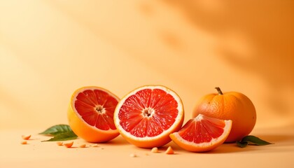 Revitalizing fasting experience organic farm photography calm setting close-up tranquil fresh fasting setting with citrus