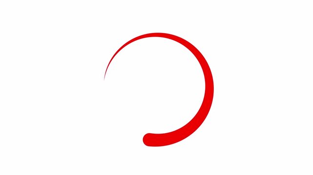 Animated Loading Spinner &ndash; Circular Load Icon for Waiting and Download (Alpha Channel)